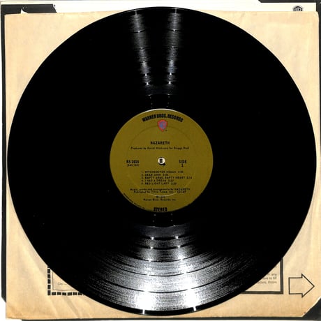 ナザレス / Nazareth（1972 US ORIGINAL WARNER,BS2615）（LPレコード）