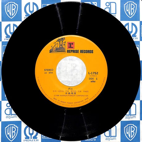 中森明菜 / Fin［※日本盤 品番:L-1752］(7inchシングル)