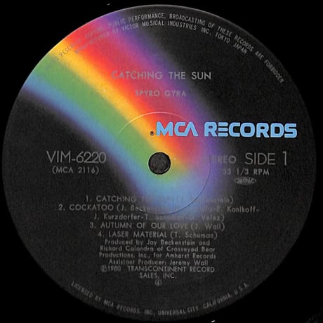 スパイロ・ジャイラ / キャッチング・ザ・サン [※国内盤,品番:VIM-6220］(LPレコード)