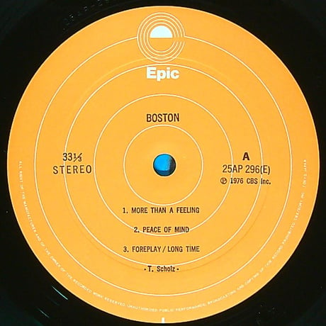 ボストン / 幻想飛行 [70年代ロックの定番!米国で1700万枚、全世界2000万枚の史上最も売れたデビューアルバム]  (LPレコード)