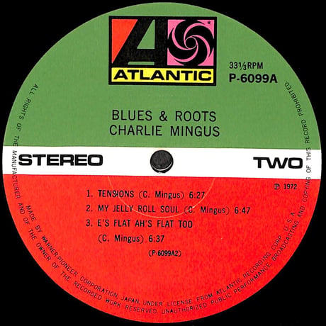 チャーリー・ミンガス / Blues & Roots [※国内盤,品番:P-6099A］(LPレコード)