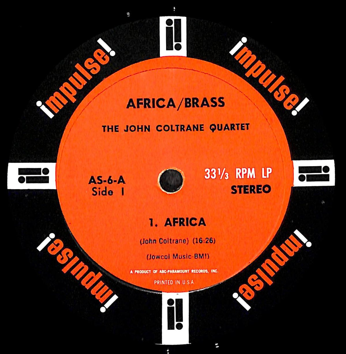 ジョン・コルトレーン / Africa/Brass [※輸入盤,生産国:US,品番:A-6］(