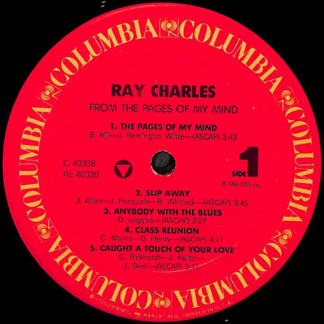 レイ・チャールズ / From The Pages Of My Mind [※輸入盤,生産国:US,品番:FC 40338］(LPレコード)