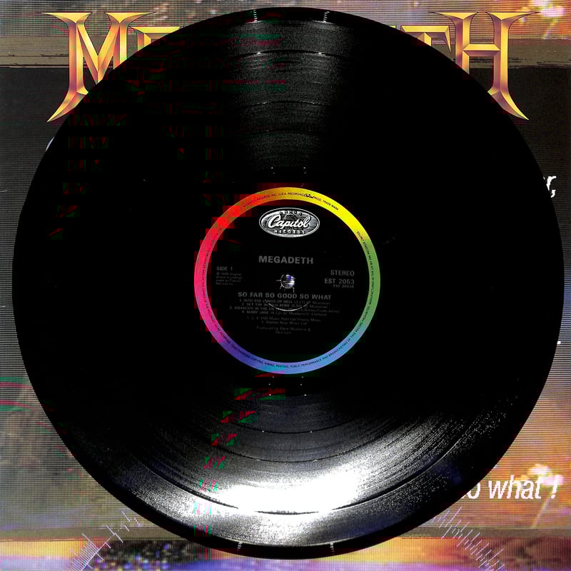 輸入盤、メガデス レコード MEGADETH 中古レコード2枚セット Yahoo