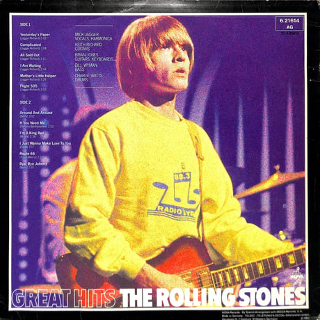 ローリング・ストーンズ / Great Hits [※輸入盤,生産国:Germany,品番:6.21614］(LPレコード)