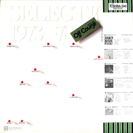 オフコース / セレクション 1973-78 [※国内盤,品番:ETP-80015］(LPレコード)