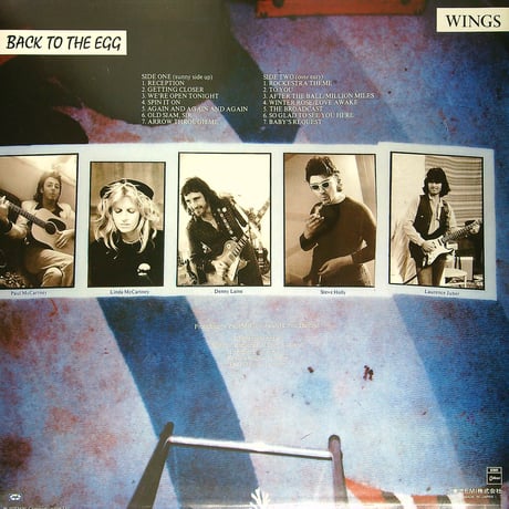 WINGS / BACK TO THE EGG [ニューウェーブや パンクといった現代の音楽トレンドを取り入れたウイングスの7枚目にして最後のスタジオアルバム] (LPレコード)