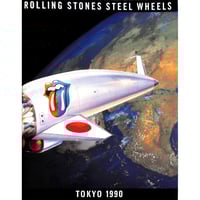 ローリング・ストーンズ / Rolling Stones Steel Wheels Japan Tour 1990[※当時の半券チケット2枚付き](コンサートパンフレット)