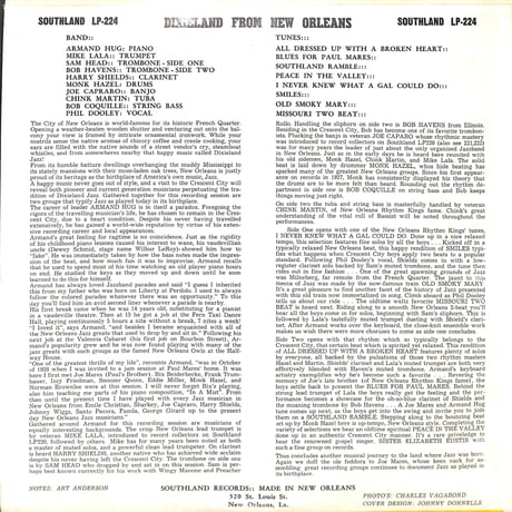 アーマンド・ハグ / Dixieland From New Orleans [※輸入盤,生産国:US,品番:GHB-124］(LPレコード)