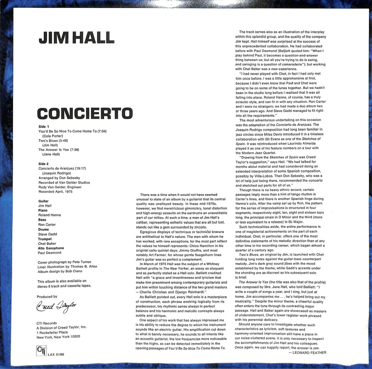 ジム・ホール / アランフェス協奏曲（LPレコード） | Books Channel 