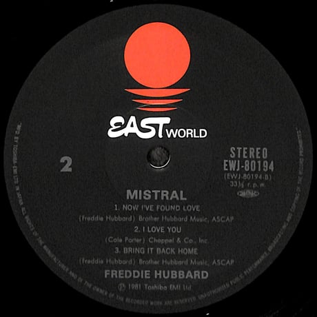 フレディ・ハバード / ミストラル [※国内盤,品番:EWJ-80194］(LPレコード)