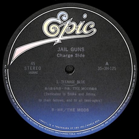 The Mods / Jail Guns [※国内盤,品番:35・3H-124~5,2枚組］(LPレコード)