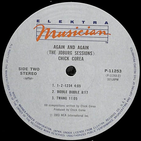 チック・コリア / アゲイン・アンド・アゲイン［※国内盤,品番:P-11253］(LPレコード)