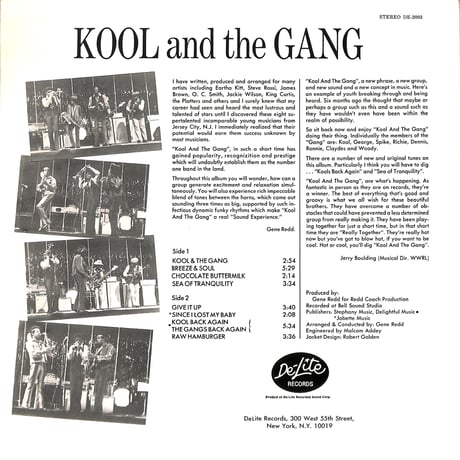 Kool & The Gang / Kool And The Gang(US再発)（LPレコード）