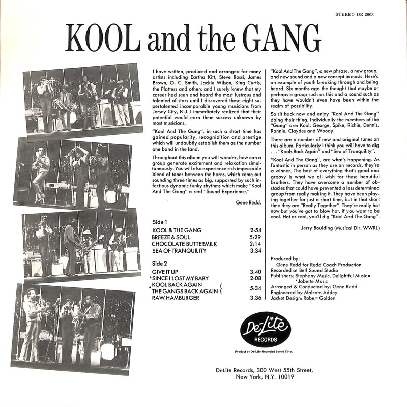 Kool & The Gang / Kool And The Gang(US再発)（LPレコー