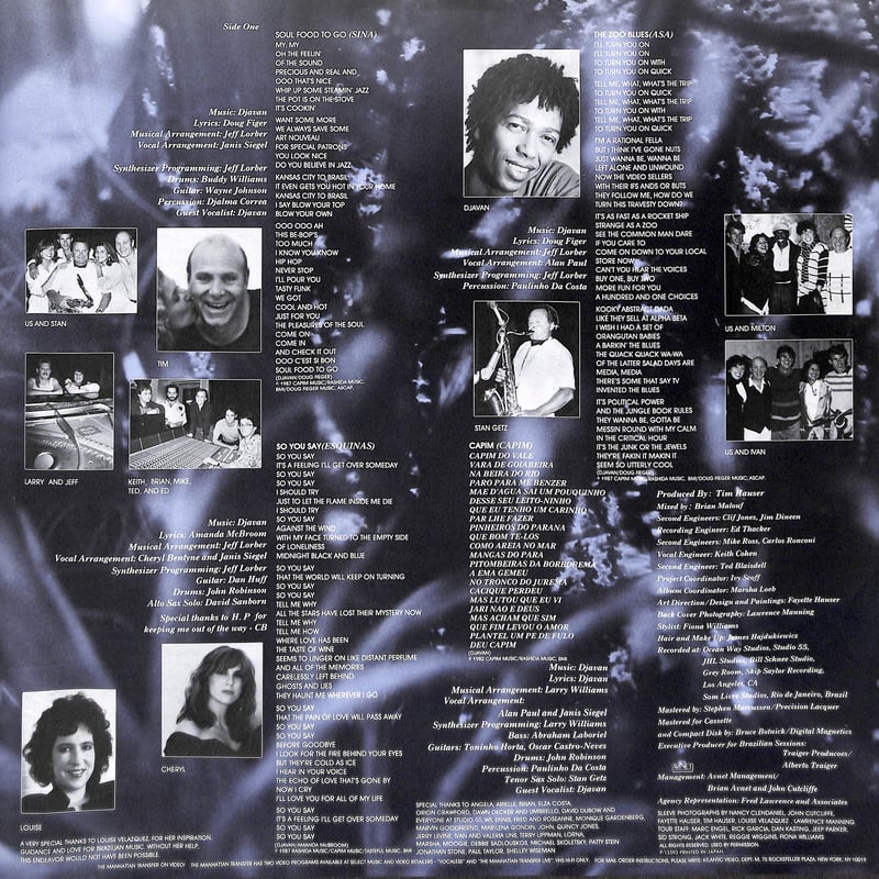 マンハッタン・トランスファー / ブラジル [※国内盤,品番:P-13593］(LP