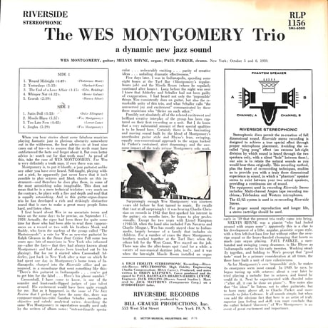 ザ・ウェス･モンゴメリー・トリオ / A Dynamic New Sound: Guitar/Organ/Drums [※国内盤,品番:SMJ-6080］(LPレコード)