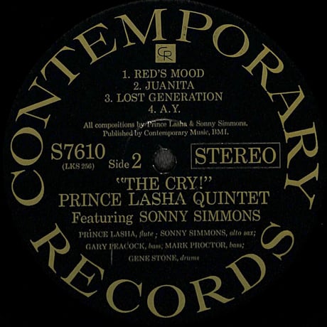 プリンス・ラシャ・クインテット,ソニー・シモンズ / The Cry! [※輸入盤,生産国:US,品番:S7610］(LPレコード)