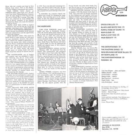 New Orleans Ragtime Orchestra [※輸入盤,生産国:US,品番:1058］(LPレコード)