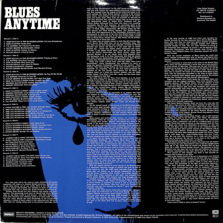 オムニバス / BLUES ANYTIME,ANTHOLOGY BRITISH BLUES（ホワイトビニール4枚組）（LPレコード）