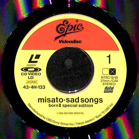 渡辺美里 / Misato・Sad Songs Born II Special Edition [発売年:1988年][※品番:43 4H-133](Laser Disc)