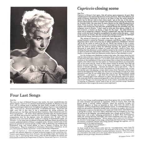 シュヴァルツコップ / Sings Richard Strauss [※輸入盤,生産国:UK,品番:RLS 751,2枚組］(LPレコード)