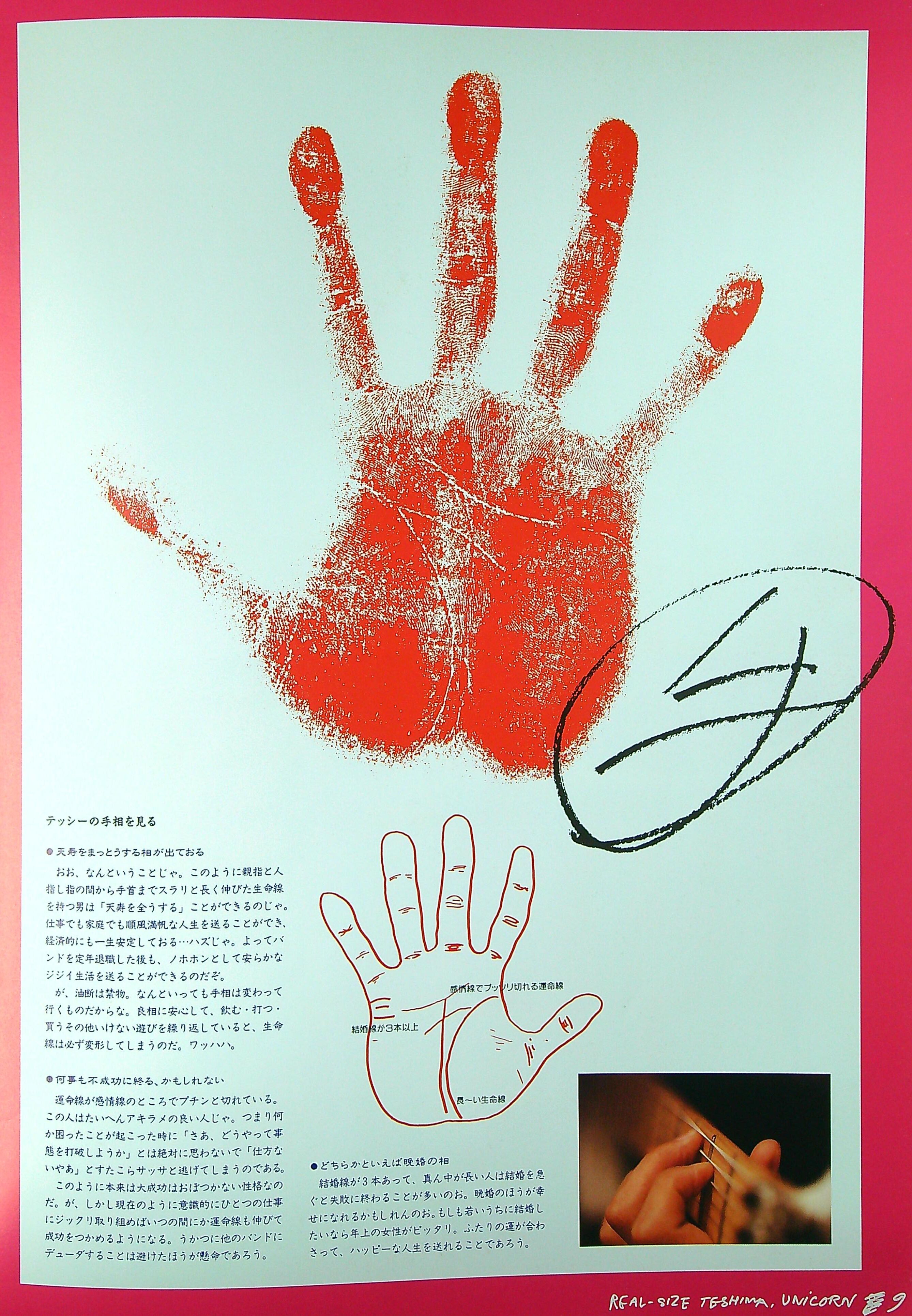 UNICORN 1990-1991 ケダモノの嵐 ツアーTシャツ ビンテージb3 UNICORN / 嵐のケダモノツアー 1990 - 1991 GAMEBOOK3 (コンサ
