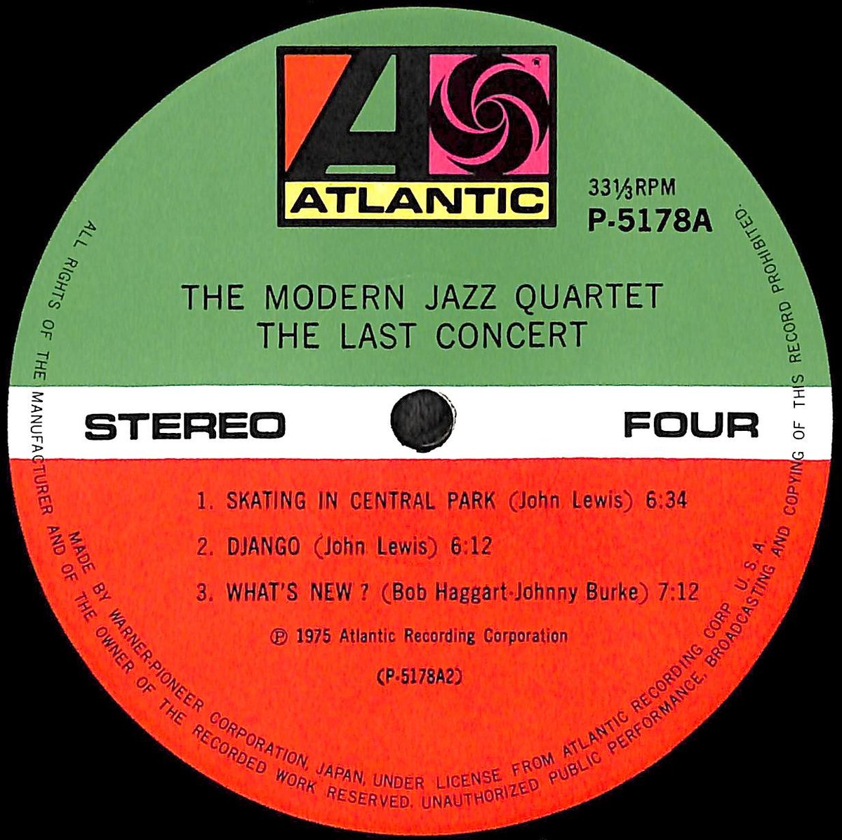 【49】ジャズ / JAZZ LP レコード 7 (8) 枚 様々なアーティスト MJQ / ラスト・コンサート [※国内盤,品番:P-5177~8A,2枚組］(LP