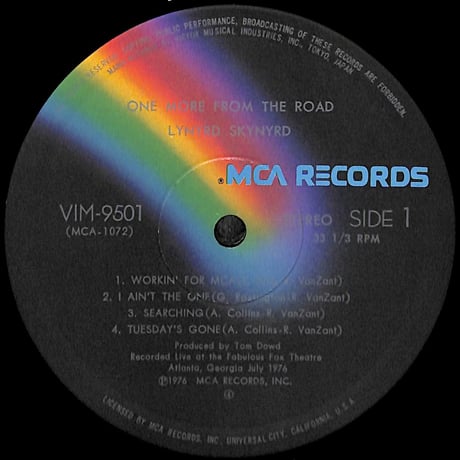 レーナード・スキナード・ライブ [※国内盤,品番:VIM-9501~2,2枚組］(LPレコード)