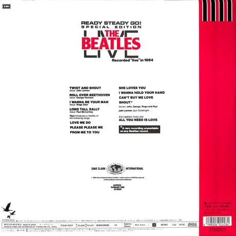 ザ・ビートルズ / ザ・ビートルズ・ライヴ [発売年:1995年][※品番:TOLW-3207](Laser Disc)