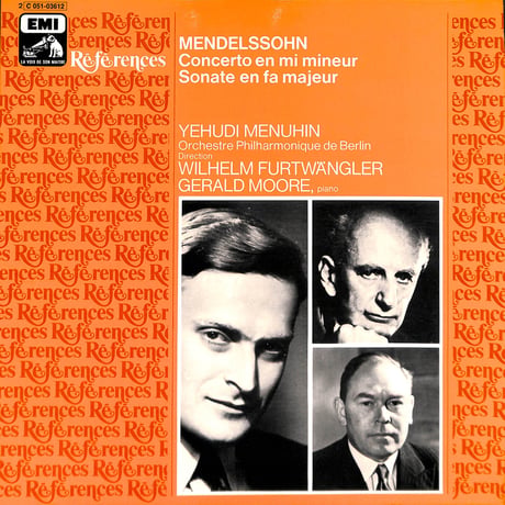 メンデルスゾーン / Concerto en mi mineur Sonate en fa majeur [※輸入盤,生産国:France,品番:2C 051-03612］(LPレコード)