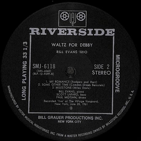 ビル・エヴァンス / ワルツ・フォー・デビィ  [※国内盤,品番:SMJ-6118］(LPレコード)