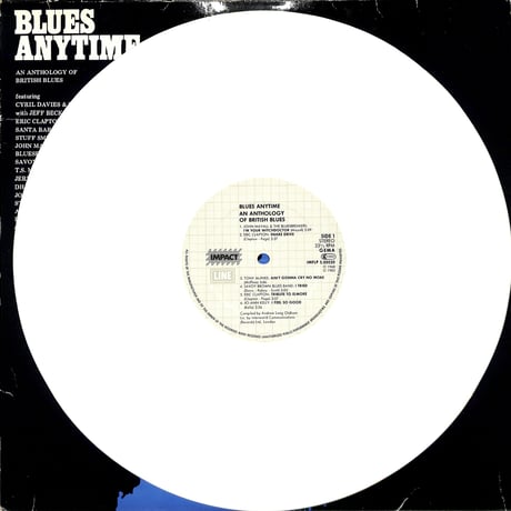 オムニバス / BLUES ANYTIME,ANTHOLOGY BRITISH BLUES（ホワイトビニール4枚組）（LPレコード）