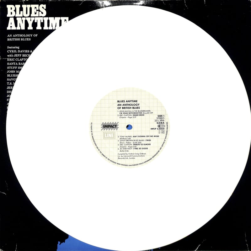 オムニバス / BLUES ANYTIME,ANTHOLOGY BRITISH BLUES（ホ