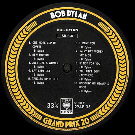ボブ・ディラン / ボブ・ディラン [※国内盤,品番:29AP 35］(LPレコード)