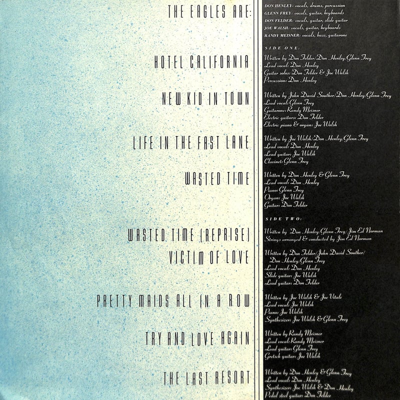 ★見本盤★イーグルス - ホテル・カリフォルニア（P-10221Y） EAGLES / Hotel California (Asylum, P-10221Y, LP) – TICRO MARKET