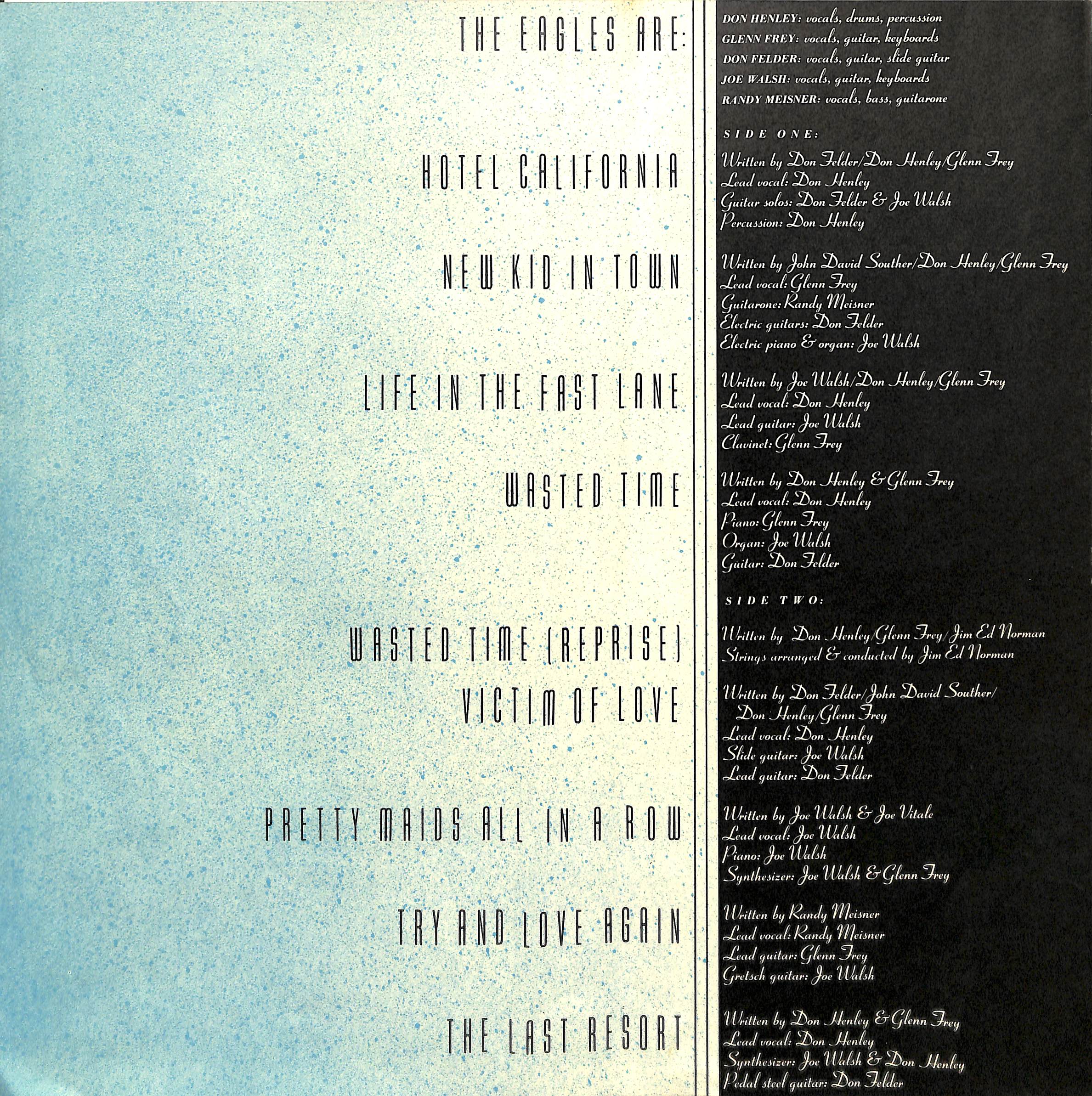 イーグルス / ホテル・カリフォルニア [※国内盤,品番:P-10221Y］(LP