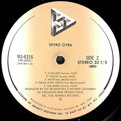 スパイロ・ジャイラ / スパイロ・ジャイラ [※国内盤,品番:VIJ-6316］(LPレコード)