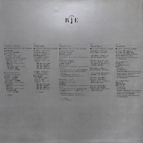 中原理恵 / 夢合わせ [※国内盤,品番:27AH 1159］(LPレコード)