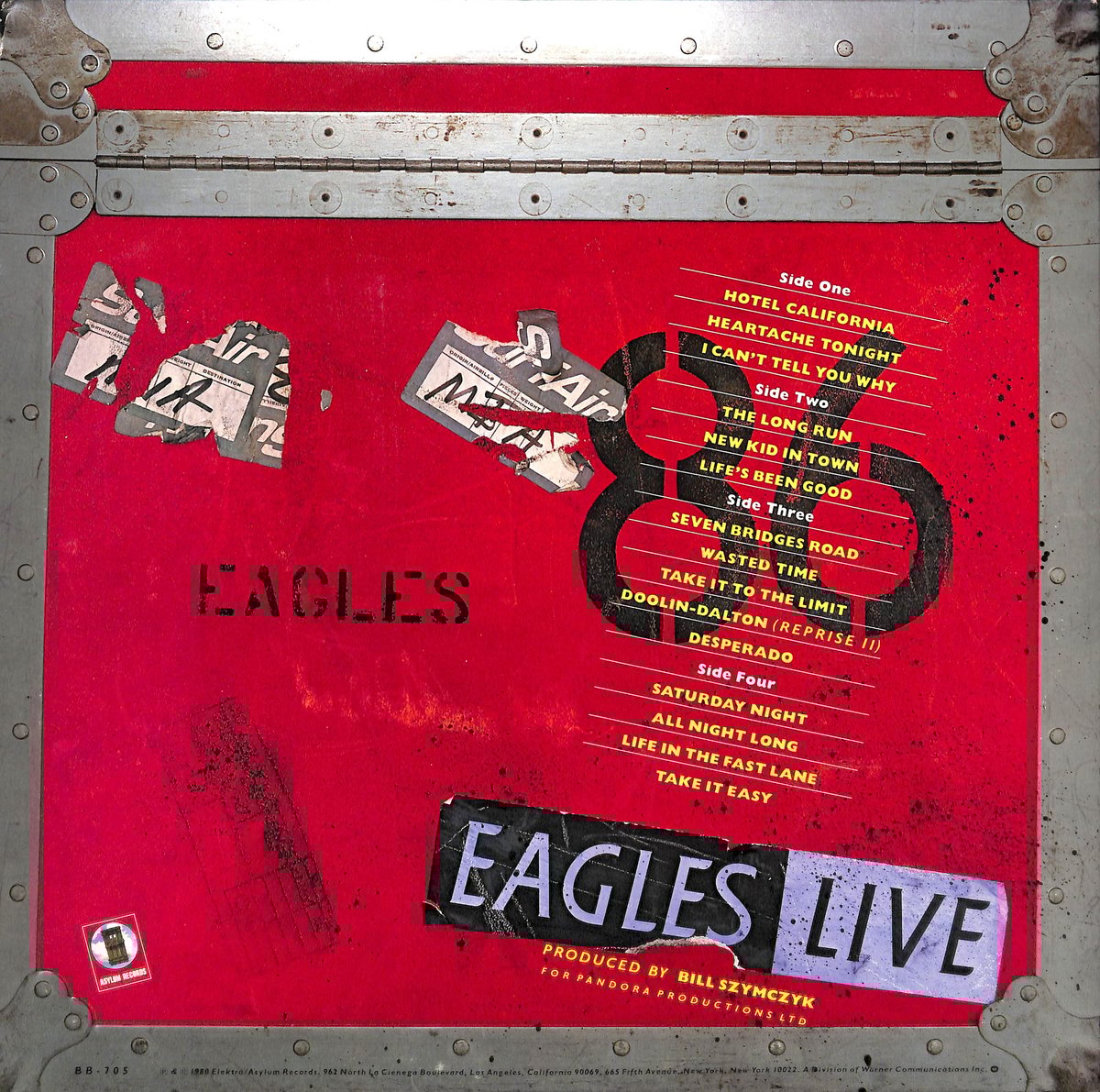 イーグルス　国内盤LP　３枚組 イーグルス / Eagles Live [※国内盤,品番:BB 705,2枚組］(LP