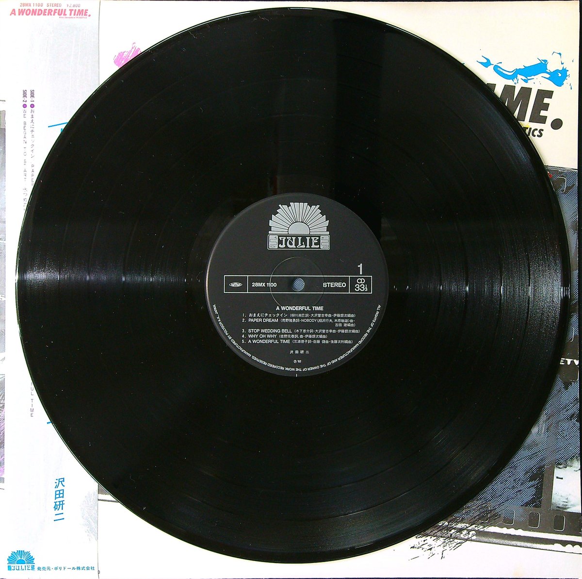 沢田研二 / ア・ワンダフル・タイム [大沢誉志幸 伊藤銀次 NOBODY 佐野