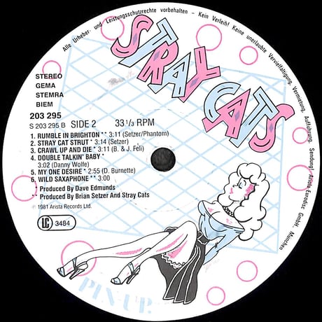 ストレイ・キャッツ / Stray Cats [※輸入盤,生産国:Germany,品番:203 295］(LPレコード)