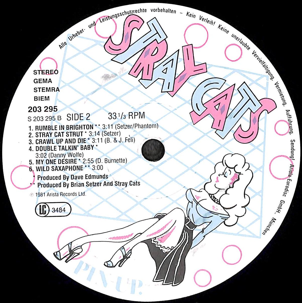 ストレイ・キャッツ / Stray Cats [※輸入盤,生産国:Germany,品番:203