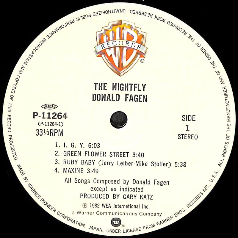 帯付き ドナルド・フェイゲン ナイトフライ 国内盤 LP MASTERDISK 71HCys-kTJL._SY200_QL15_.jpg