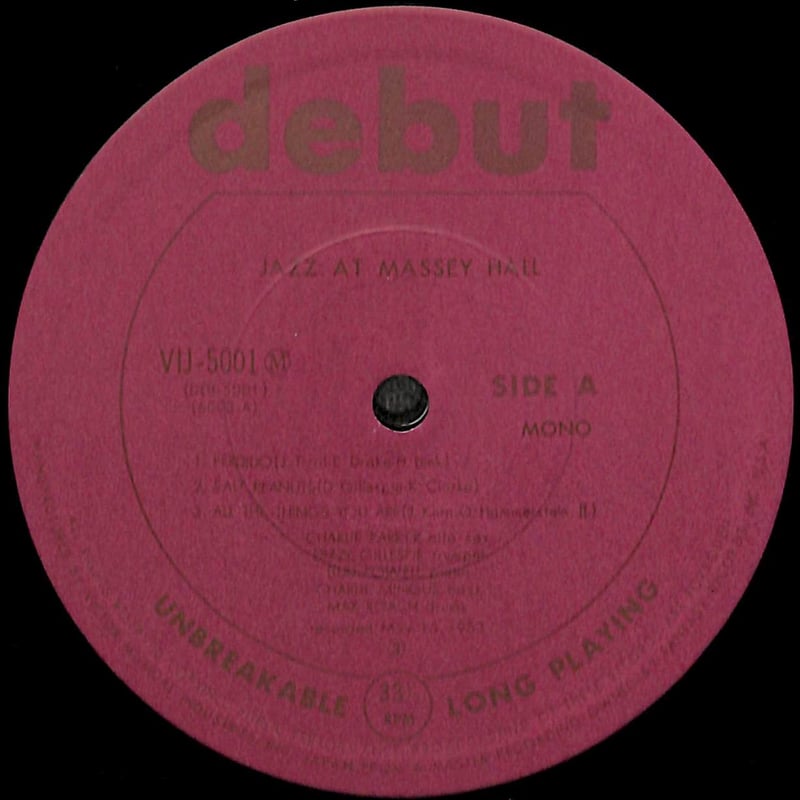 ジャズ・アット・マッセイ・ホール [※国内盤,品番:VIJ-5001M］(LP
