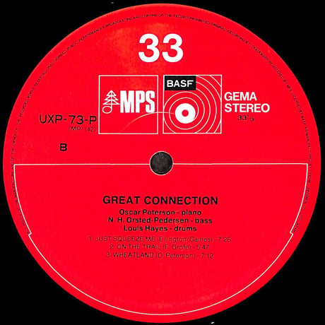 オスカー・ピーターソン / Great Connection [※国内盤,品番:UXP-73-P］(LPレコード)