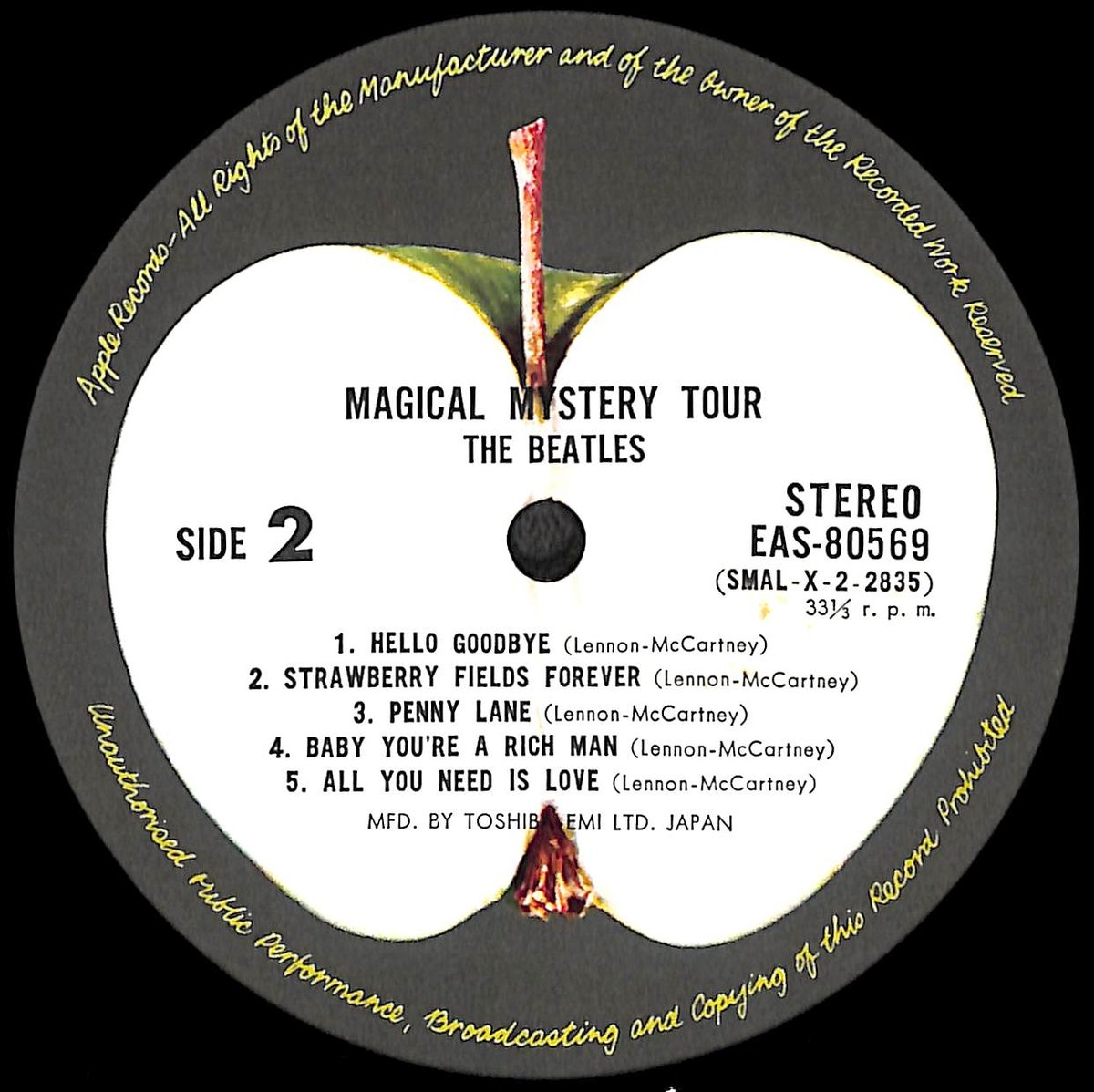 BEATLES MAGICAL MYSTERY TOUR レコード The Beatles – Magical Mystery Tour – Vinyl (Los Angeles
