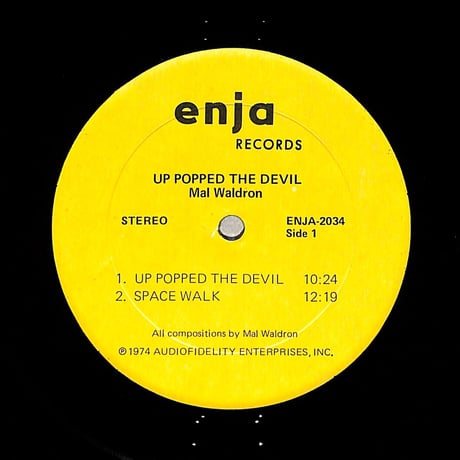 マル・ウォルドロン / Up Popped The Devil (USオリジナル,イエローラベル)（LPレコード）