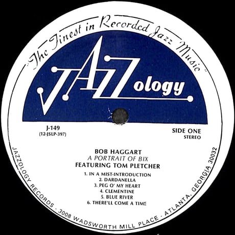 Bob Haggart Featuring Tom Pletcher / A Portrait Of Bix [※輸入盤,生産国:US,品番:J-149］(LPレコード)