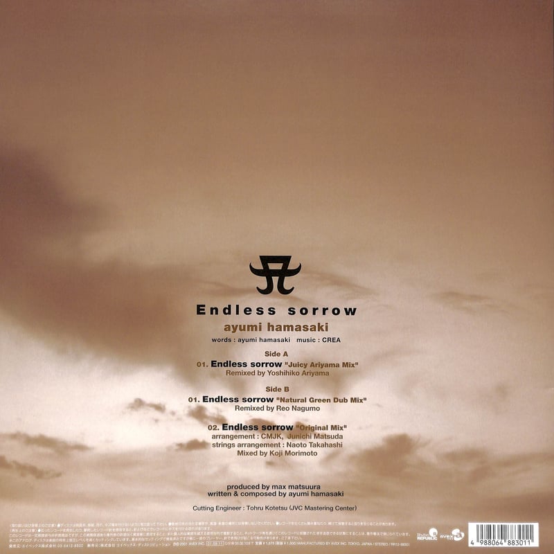 浜崎あゆみ / Endless Sorrow [※国内盤,品番:RR12-88301］(LPレ